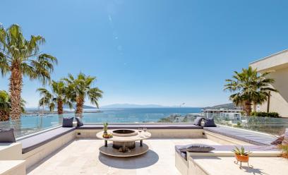 Bodrum Gümbet Özel Havuzlu Eşsiz Deniz Manzaralı Lüks Villa