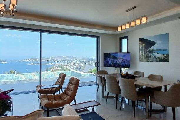 Bodrum Yalıkavak Özel Havuzlu Deniz Manzaralı 4+1 Villa