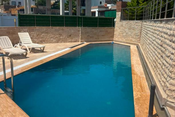 Bodrum Turgutreis Kadıkalesinde Deniz Manzaralı Özel Havuzlu Villa