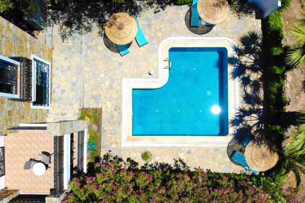 Bodrum Dereköy' de Özel Havuzlu Muhafazakar Kiralık Yazlık 3+1 Villa