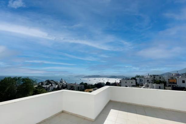 Bodrum Merkez' de Özel Havuzlu Deniz Manzaralı Kiralık Villa