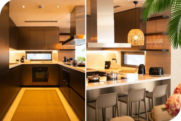 Bodrum Ortakent'te Denize Sıfır, Özel Plajlı, Özel Havuzlu 5+2 Kiralık Villa